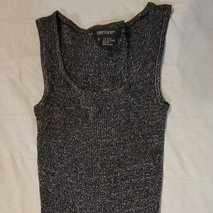 KAREN KANE - Silver Metallic Tank